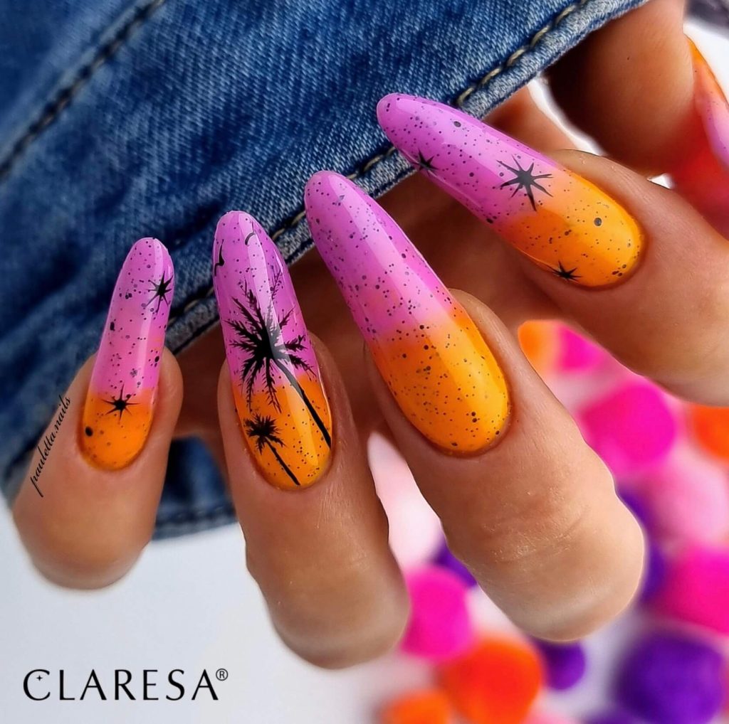 Kako napraviti ombre nokte trajnim lakom: Vodič korak po korak 22 Claresa gel polish Festival Vibes
