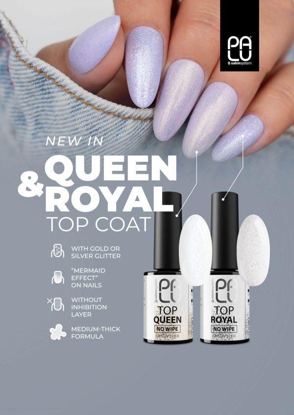 PALU top coat Queen & Royal No Wipe