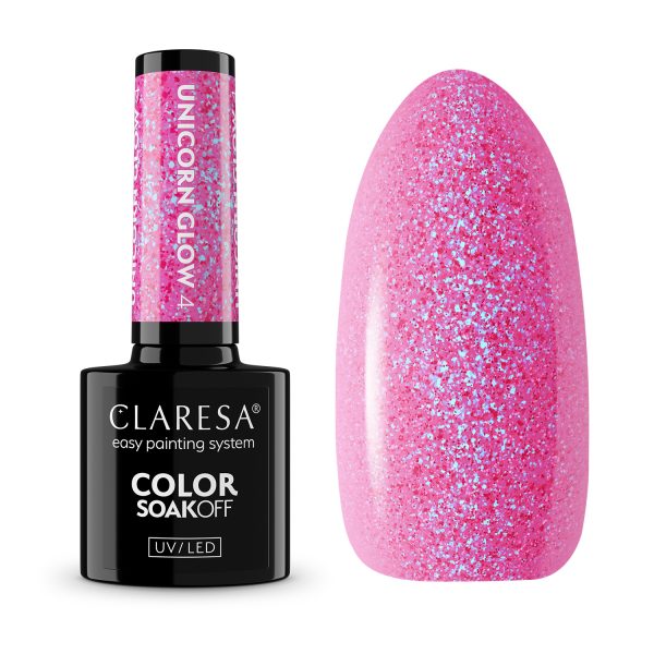 Claresa gel polish Unicorn Glow 4