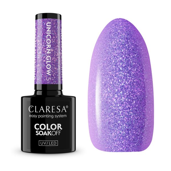 Claresa gel polish Unicorn Glow 5