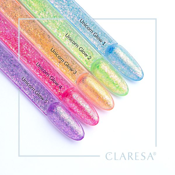 Claresa Unicorn Glow gel polish collection