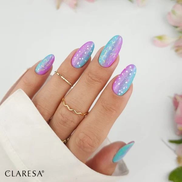 Claresa top coat no wipe Candy Rainbow