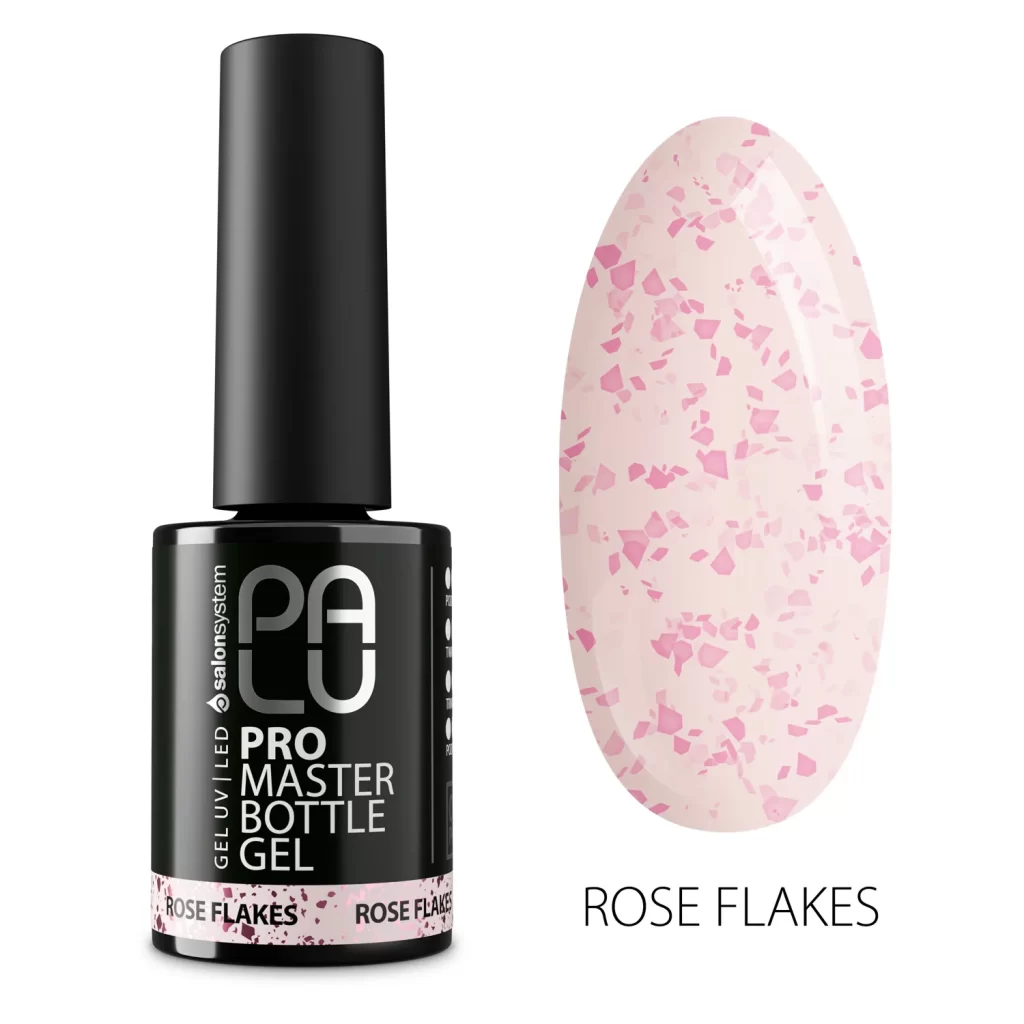Vodič kroz PALU gradivne gelove: Kako odabrati idealan gel za savršenu manikuru? 7 PALU Pro Master Bottle Gel - Rose Flakes