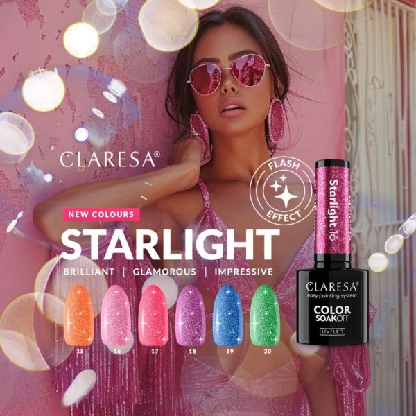 claresa gel polish starlight 15, 16, 17, 18, 19, 20
