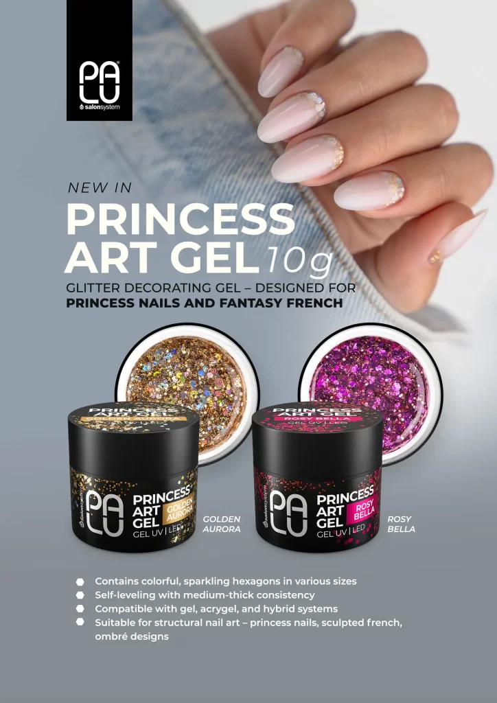 PALU princess art gel Golden Aurora i Rosy Bella