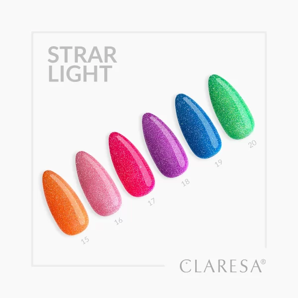 claresa gel polish starlight-chart 15, 16, 17, 18, 19, 20