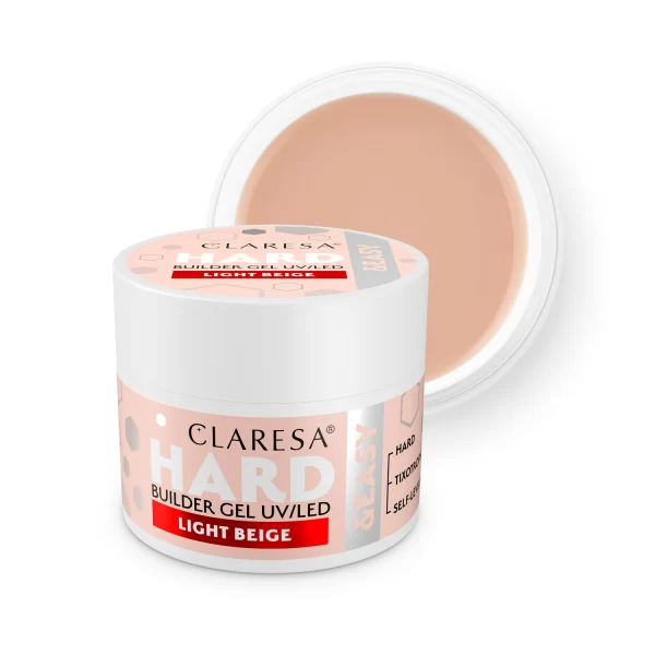 Claresa Hard & Easy builder gel Light Beige