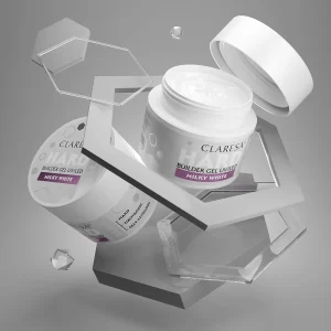 Claresa Hard & Easy builder gel Milky White