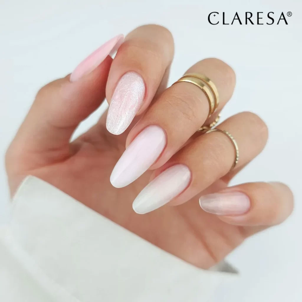 Claresa Hard & Easy builder gel Milky White