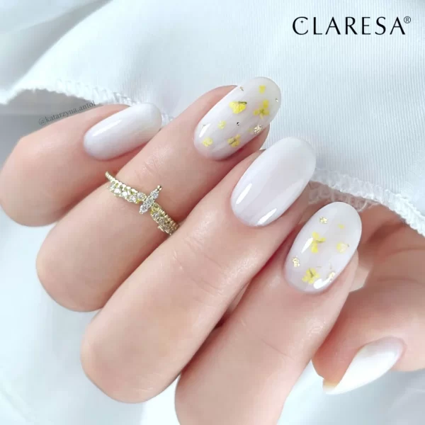 Claresa Hard & Easy builder gel Milky White