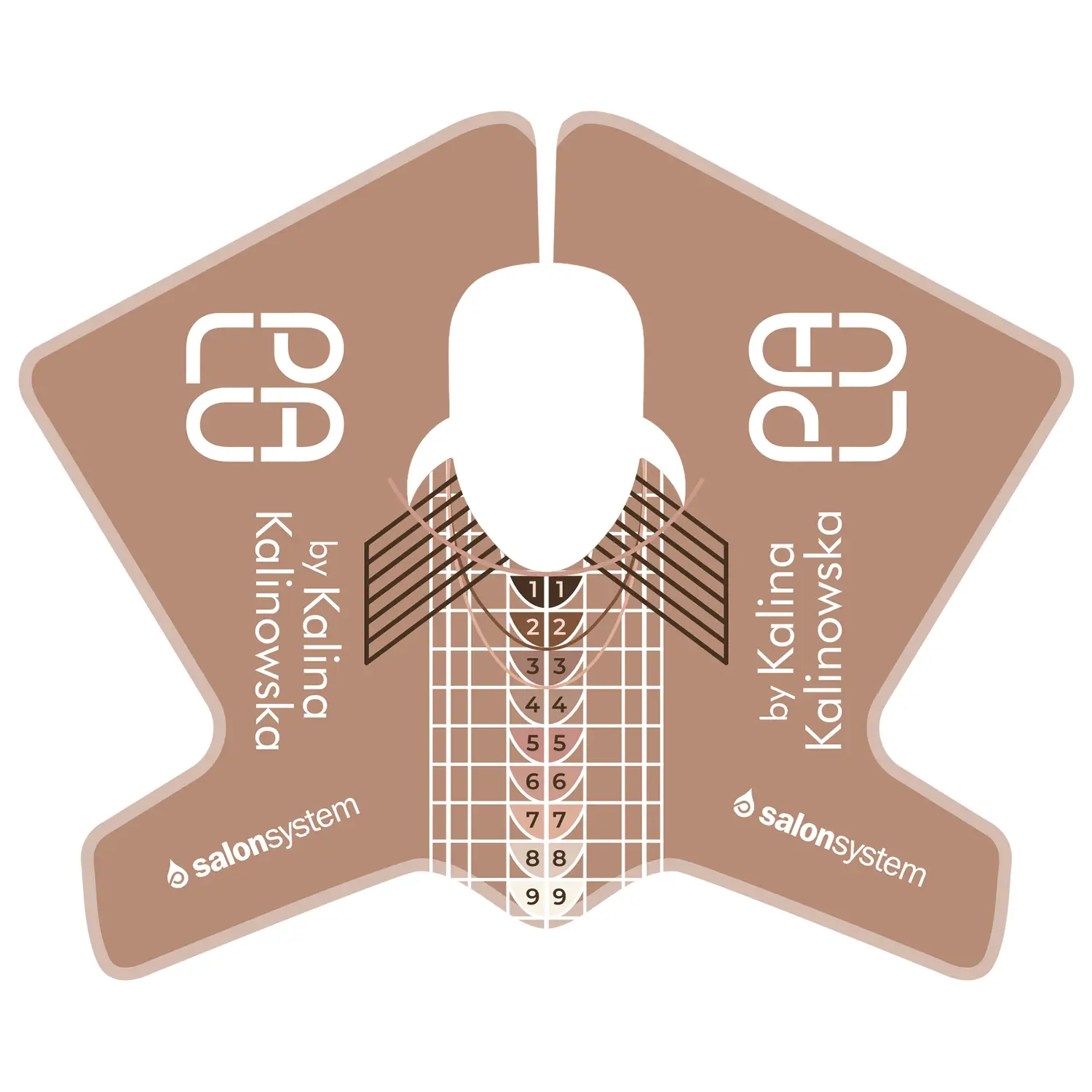 PALU šablone za nokte 100 kom