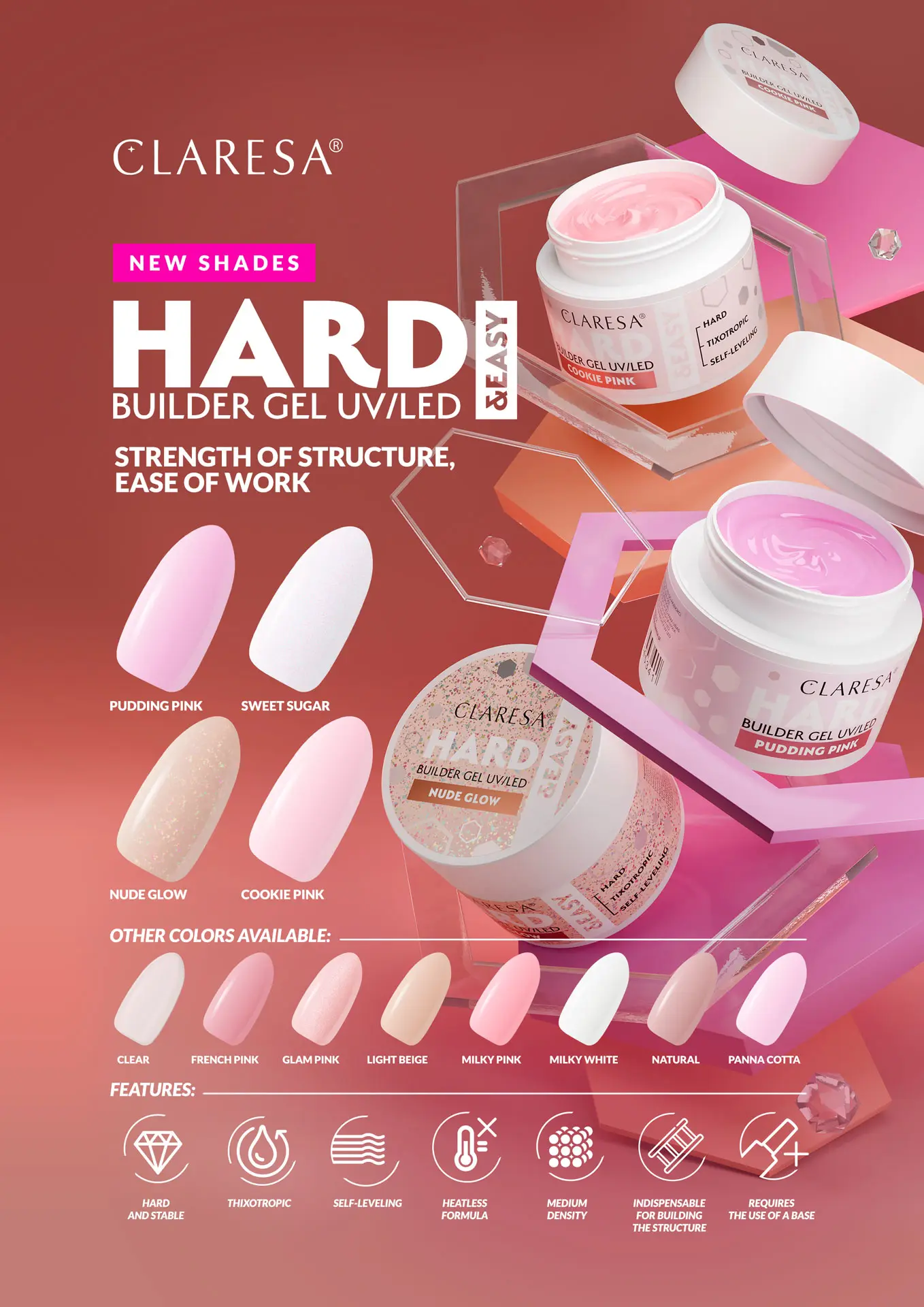 Claresa Hard & Easy builder gelovo