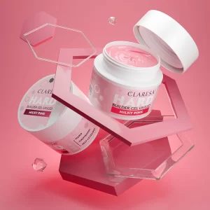 Claresa Hard & Easy builder gel Milky Pink