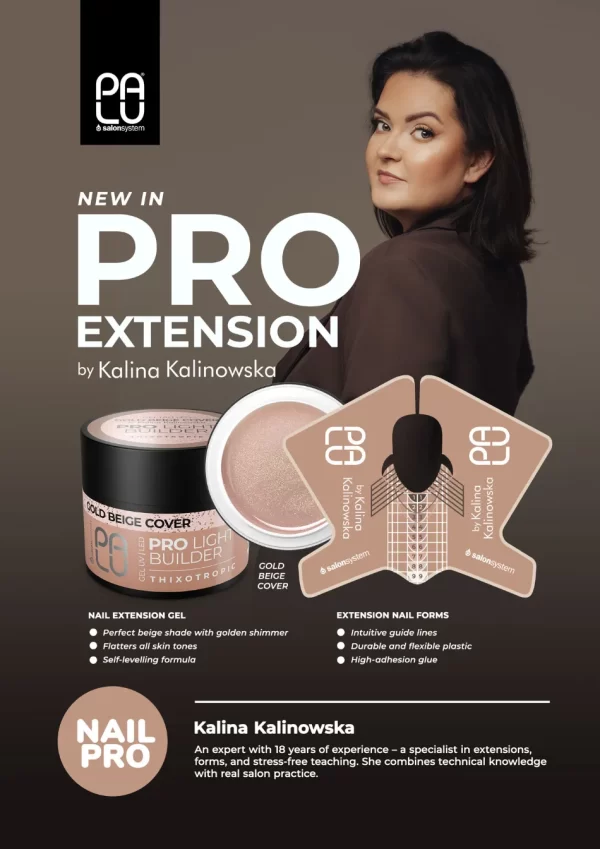 PALU builder gel Pro Light Gold Beige Cover