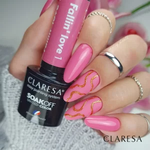 Claresa gel polish Fallin Love 1