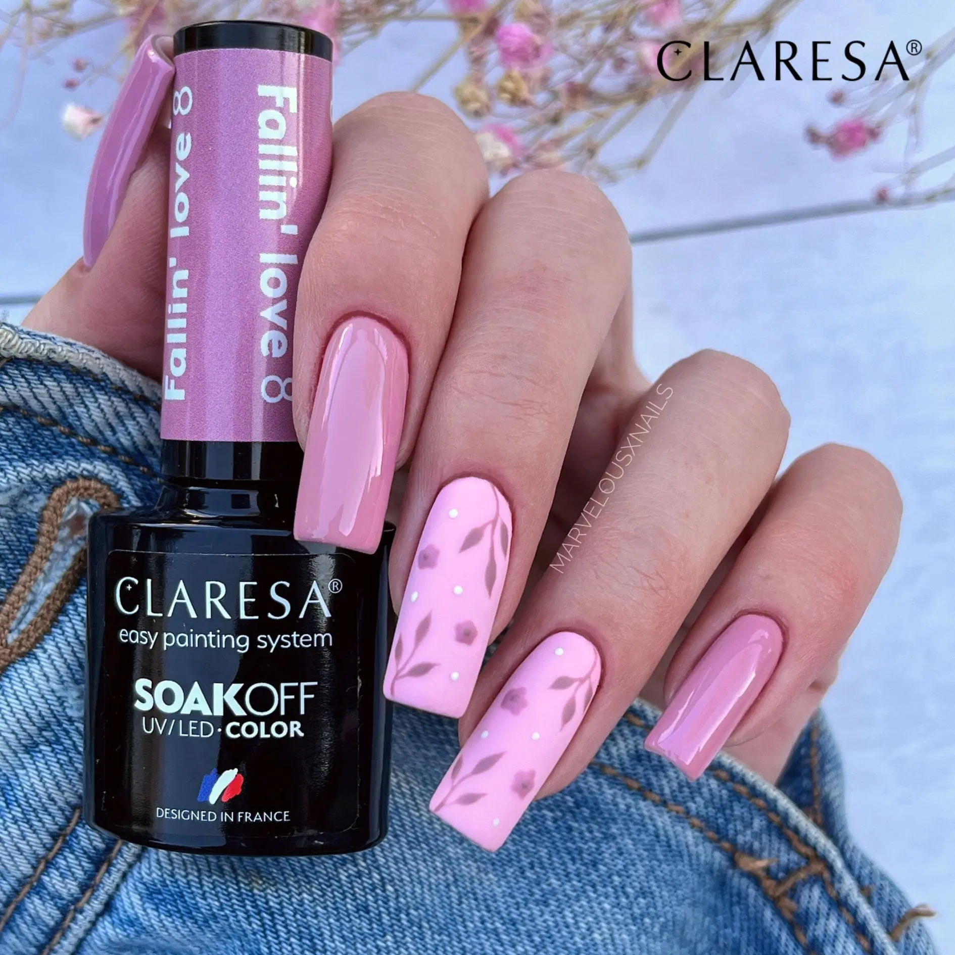 Claresa gel polish Fallin Love 7