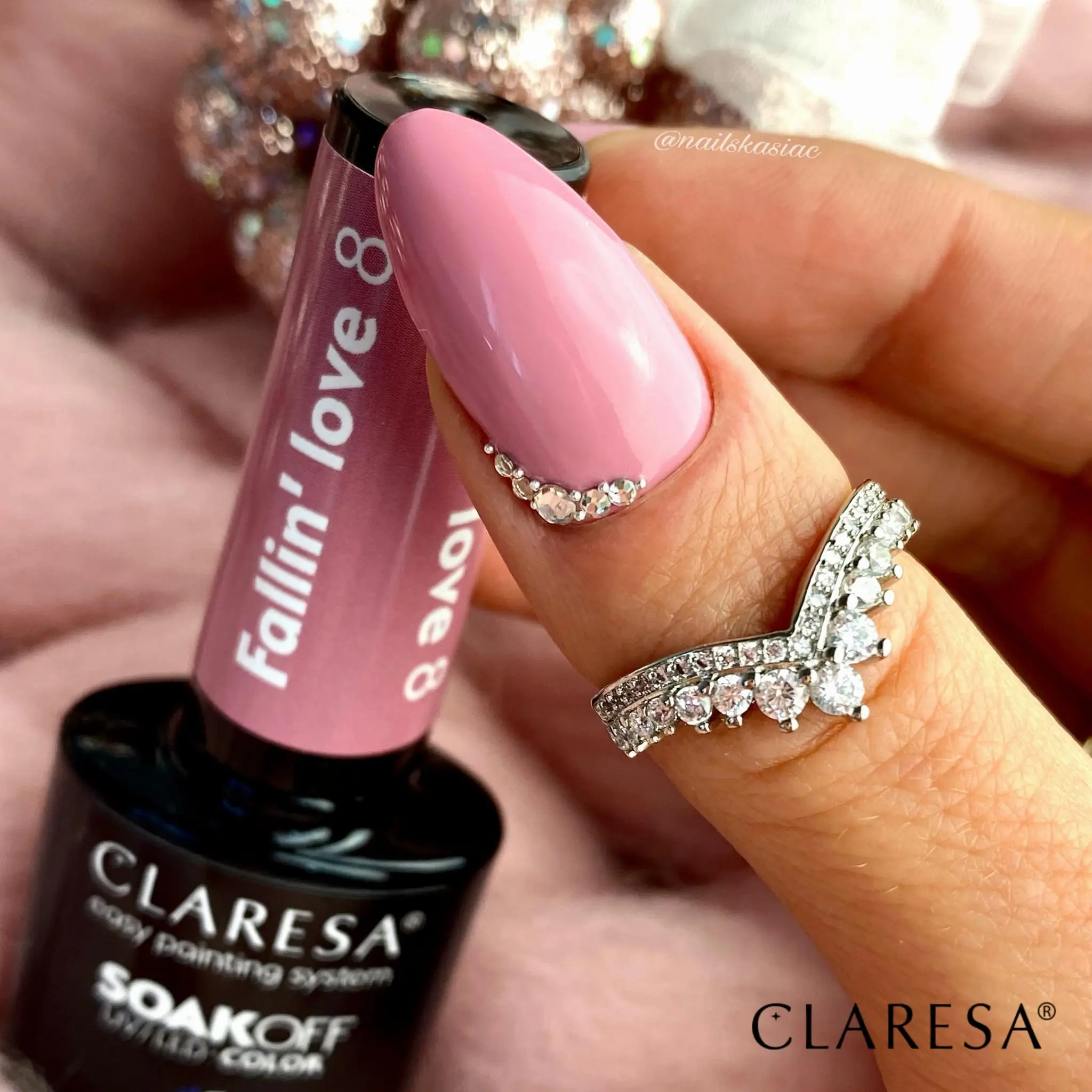 Claresa gel polish Fallin Love 8