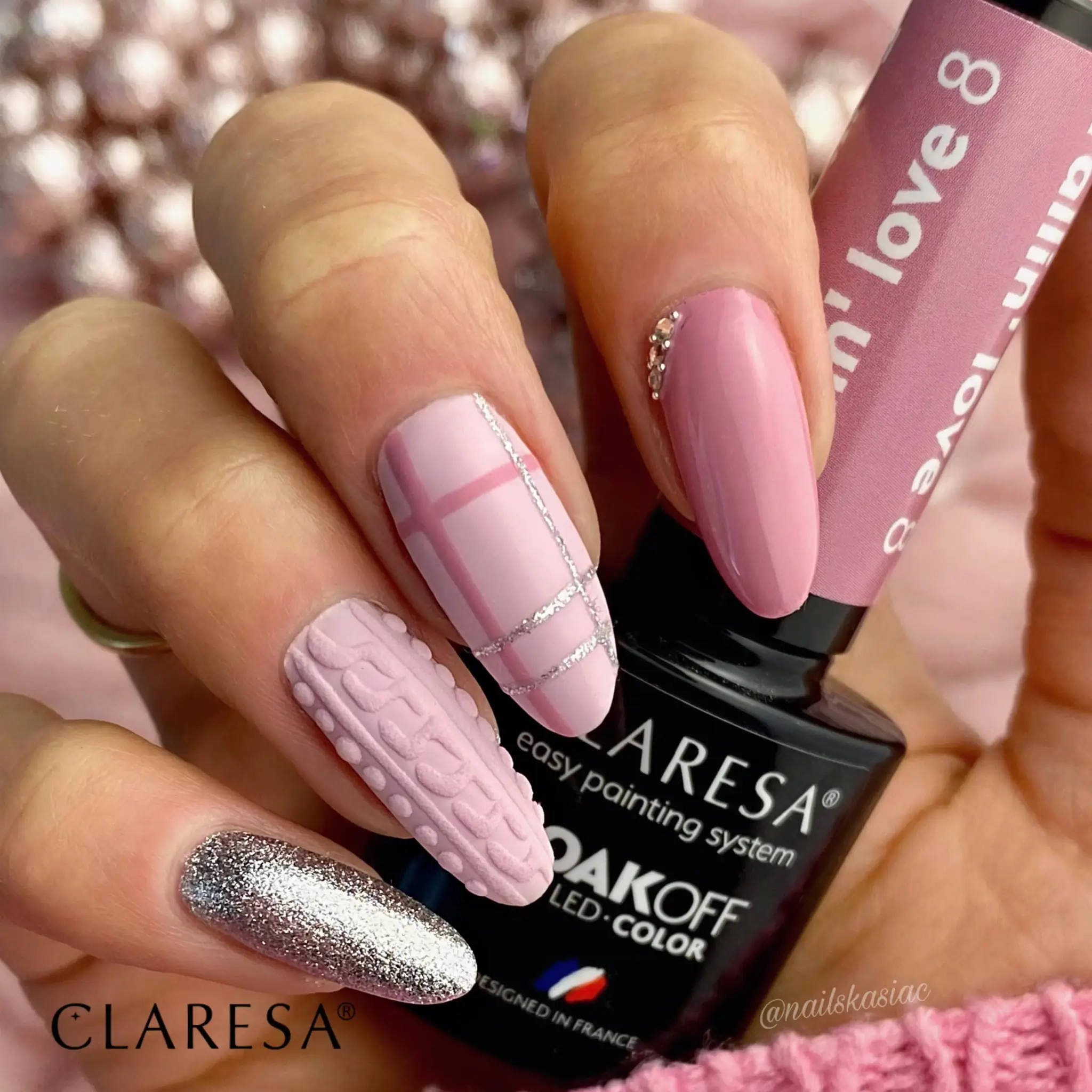 Claresa gel polish Fallin Love 8