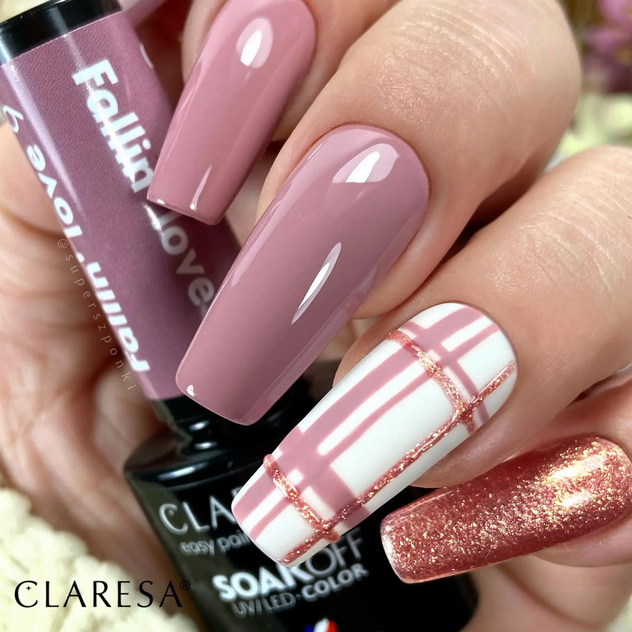 Claresa gel polish Fallin Love 9