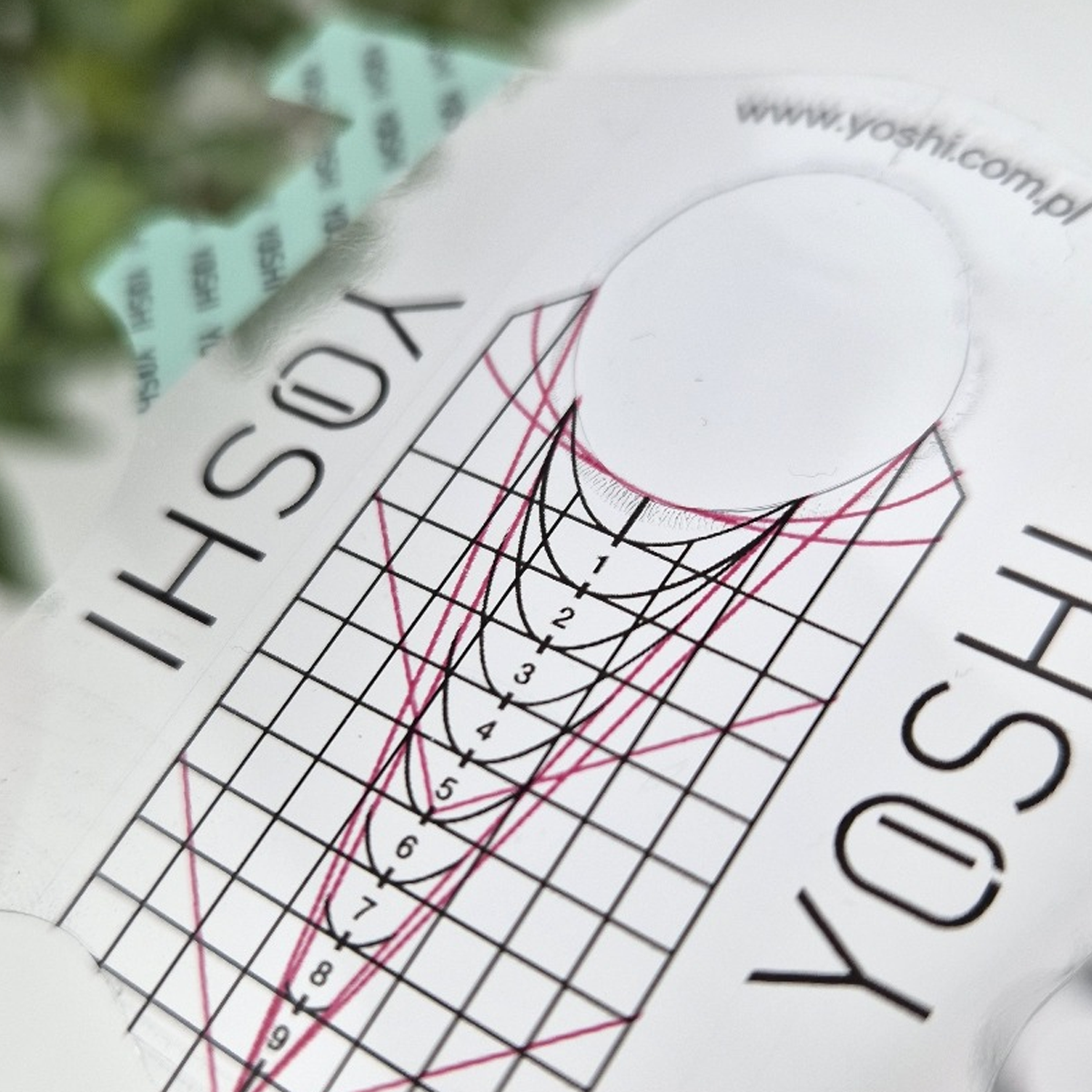 YOSHI šablone za nokte 100 kom