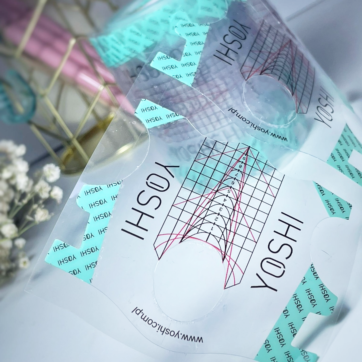 YOSHI šablone za nokte 100 kom