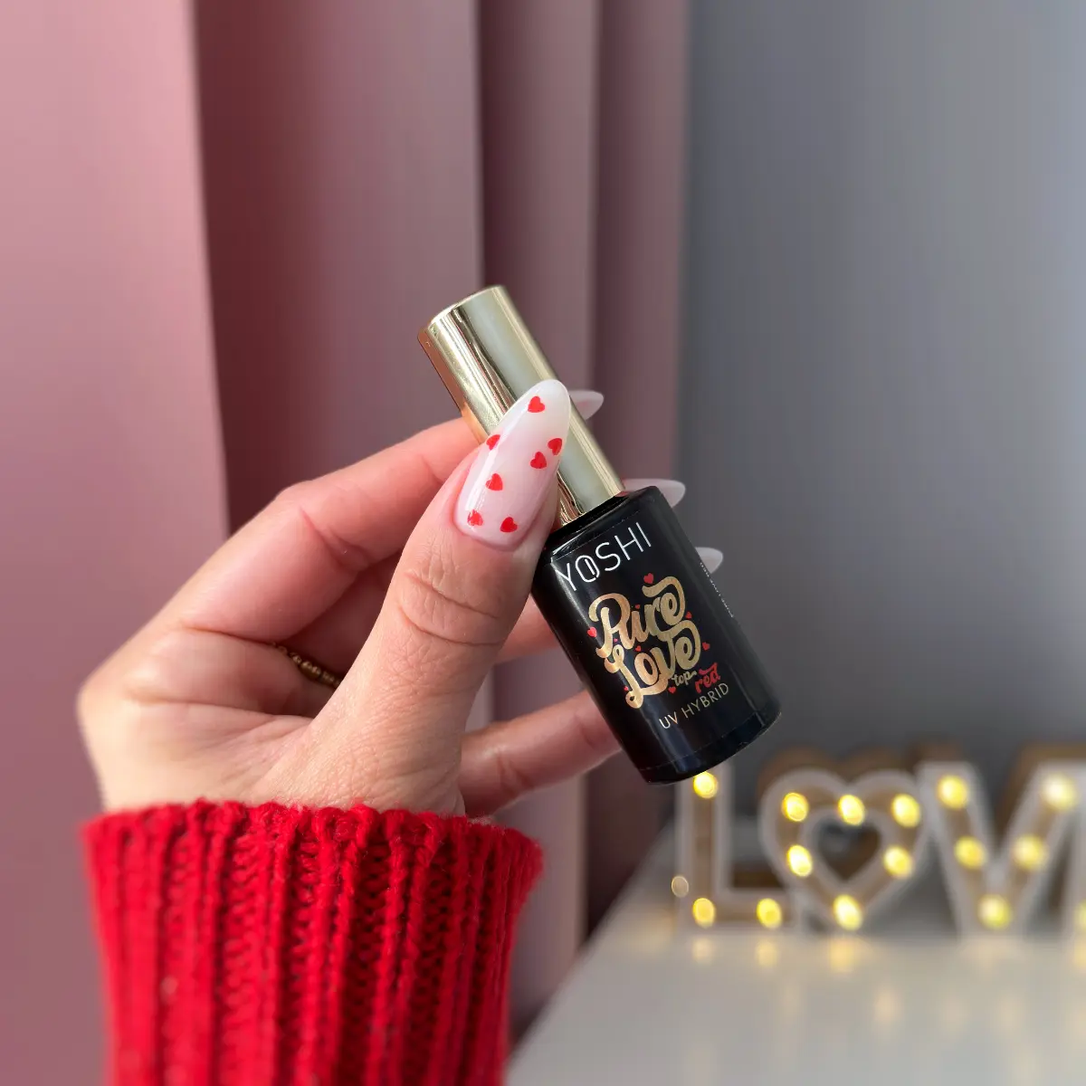 YOSHI top coat Pure Love Red 5 YOSHI top coat Pure Love Red