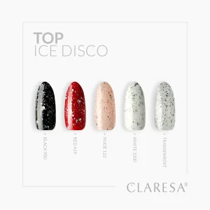 Claresa top coat no wipe Ice Disco