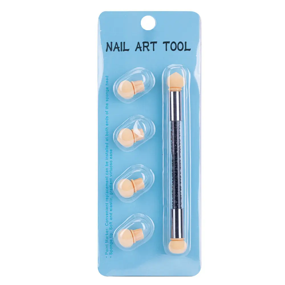 Kist dvostrani ombre-nail art Black