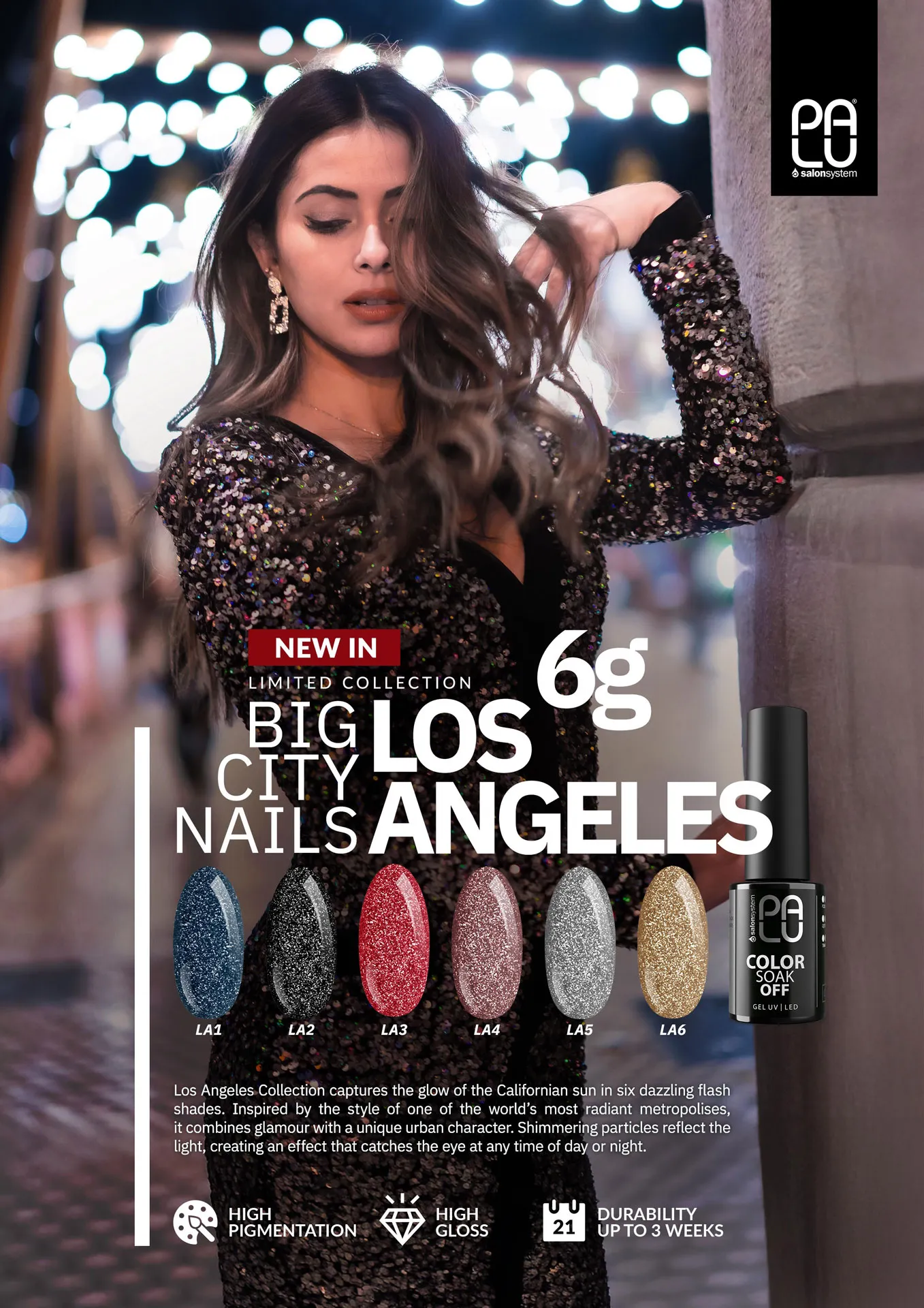 PALU gel polish Los Angeles kolekcija