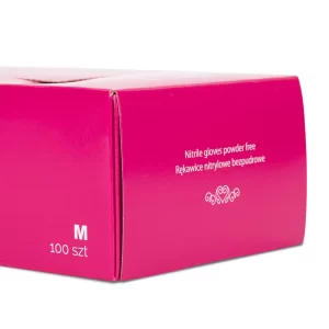 Rukavice nitrilne Pink Fuksija