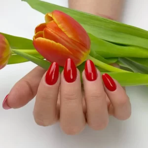 YOSHI gel polish Let the Scarlet 604