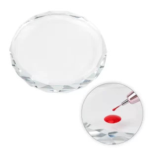 Staklena paleta za mješanje lakova