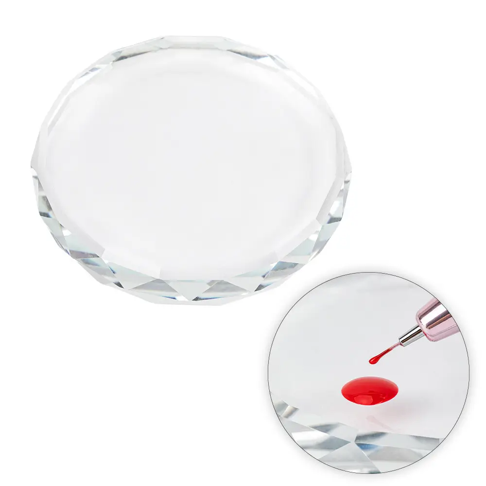 Staklena paleta za mješanje lakova