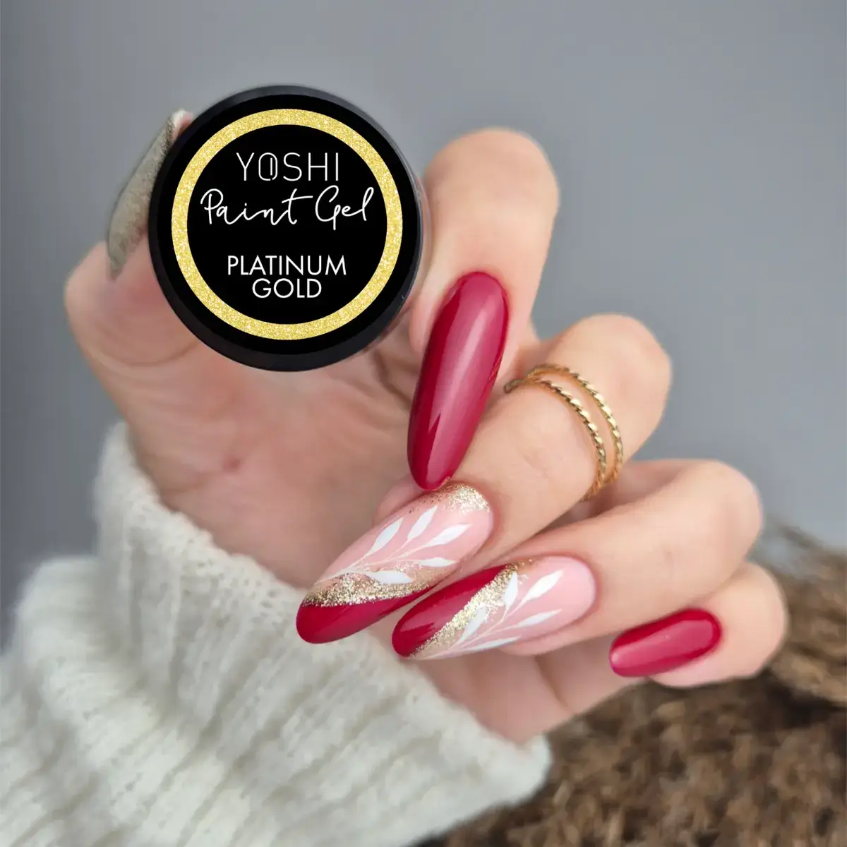 YOSHI paint gel Platinum Gold