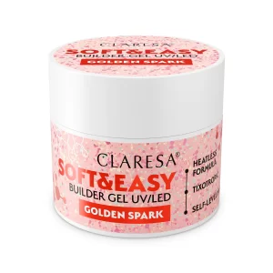 Claresa Soft & Easy builder gel Golden Spark
