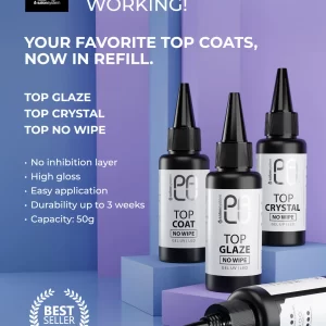 PALU Top Coat Glaze No Wipe - refill 50g