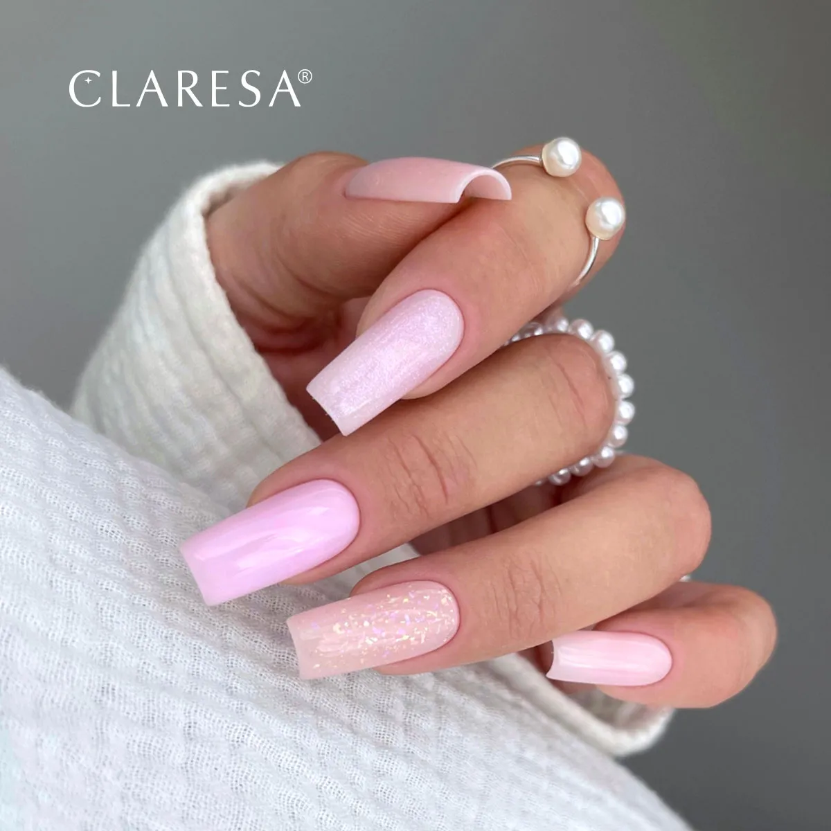 Claresa Hard & Easy builder gel Cookie Pink