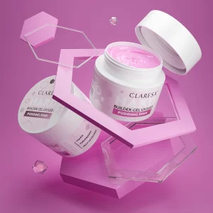 Claresa Hard & Easy builder gel Pudding Pink