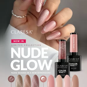 Claresa gel polish kolekcija Nude Glow
