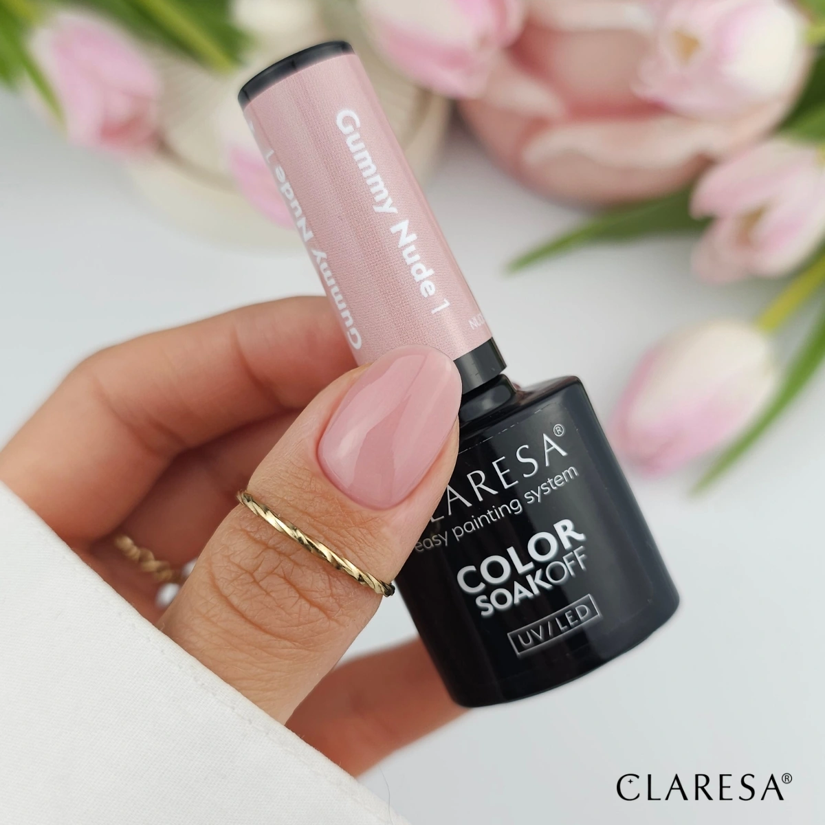 Claresa gel polish Gummy Nude 1