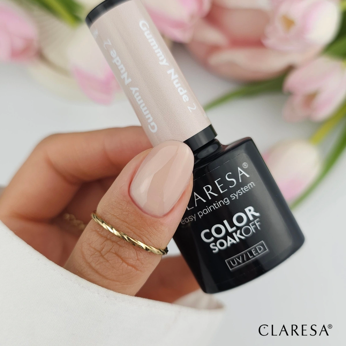 Claresa gel polish Gummy Nude 2