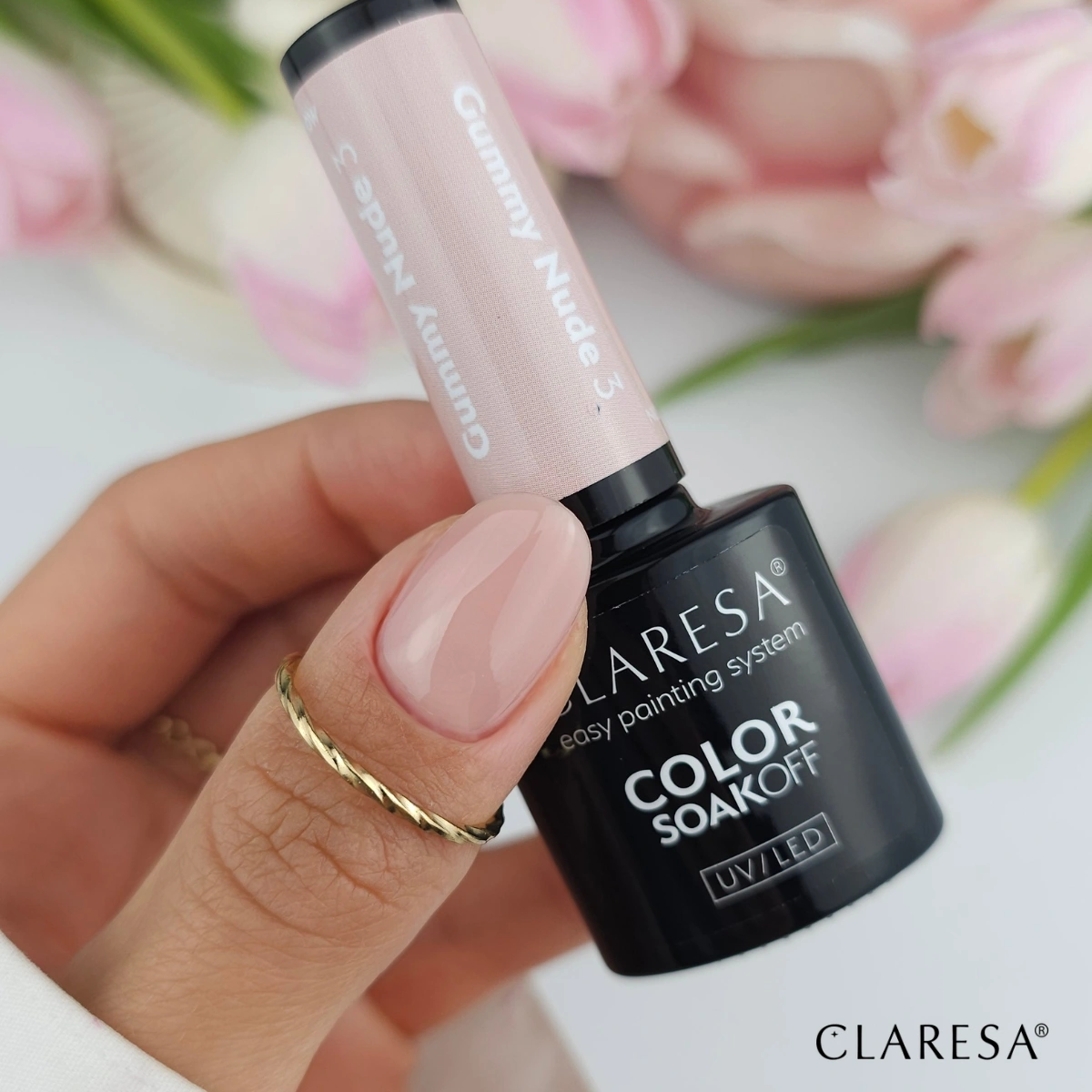 Claresa gel polish Gummy Nude 3