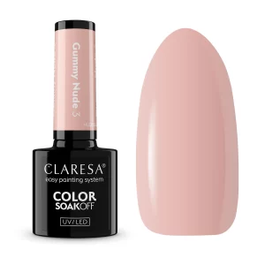 Claresa gel polish Gummy Nude 3