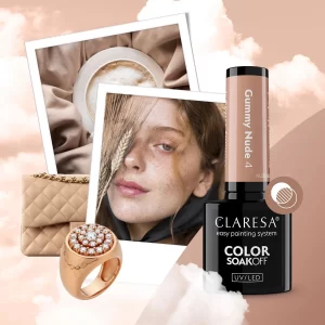 Claresa gel polish Gummy Nude 4
