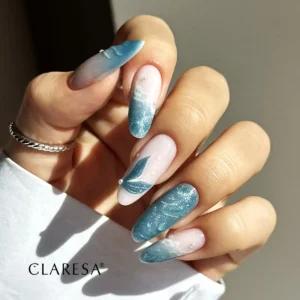 Claresa gel polish Cat Eye Neon Turquoise