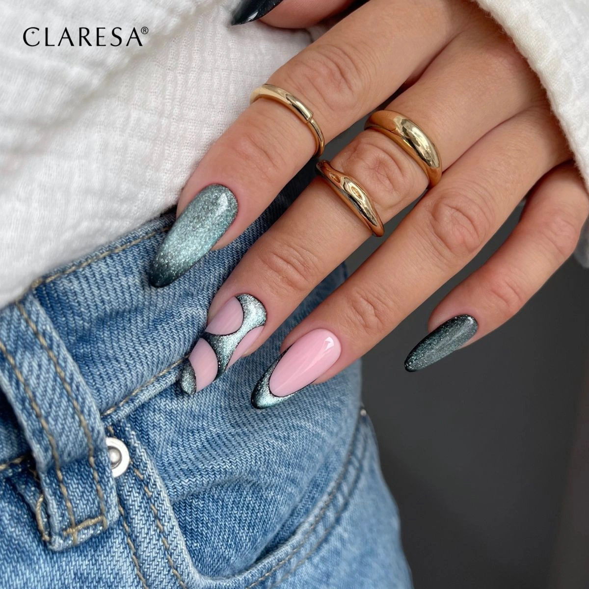 Claresa gel polish Cat Eye Neon Turquoise 4 Claresa gel polish Cat Eye Neon Turquoise