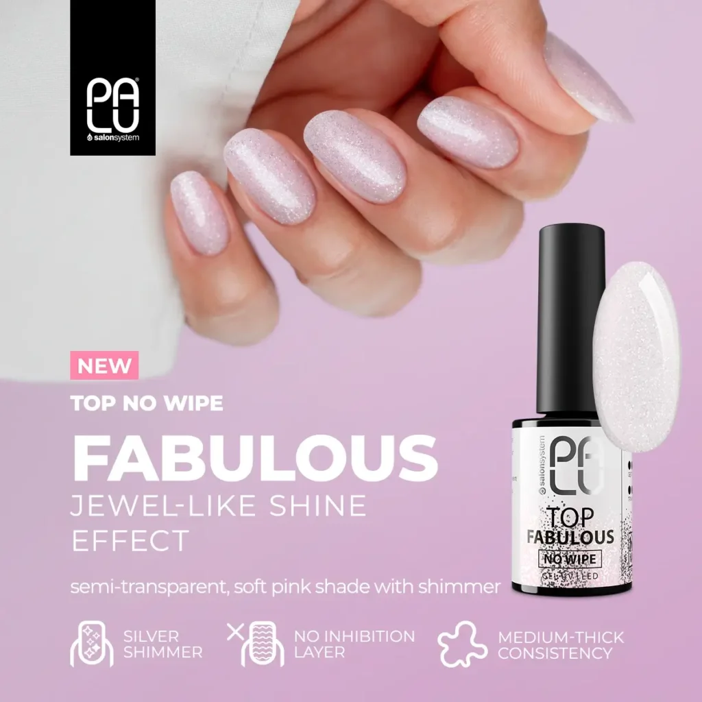 PALU top coat no wipe Fabulous 8 PALU top coat no wipe Fabulous