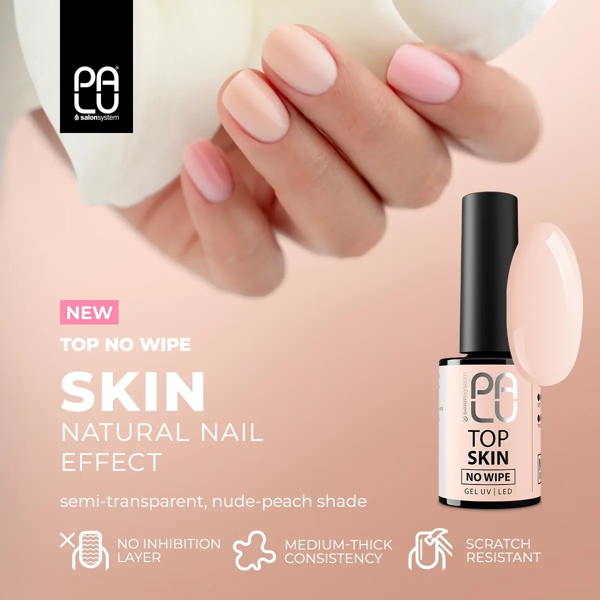 PALU top coat no wipe Skin 4 PALU top coat no wipe Skin