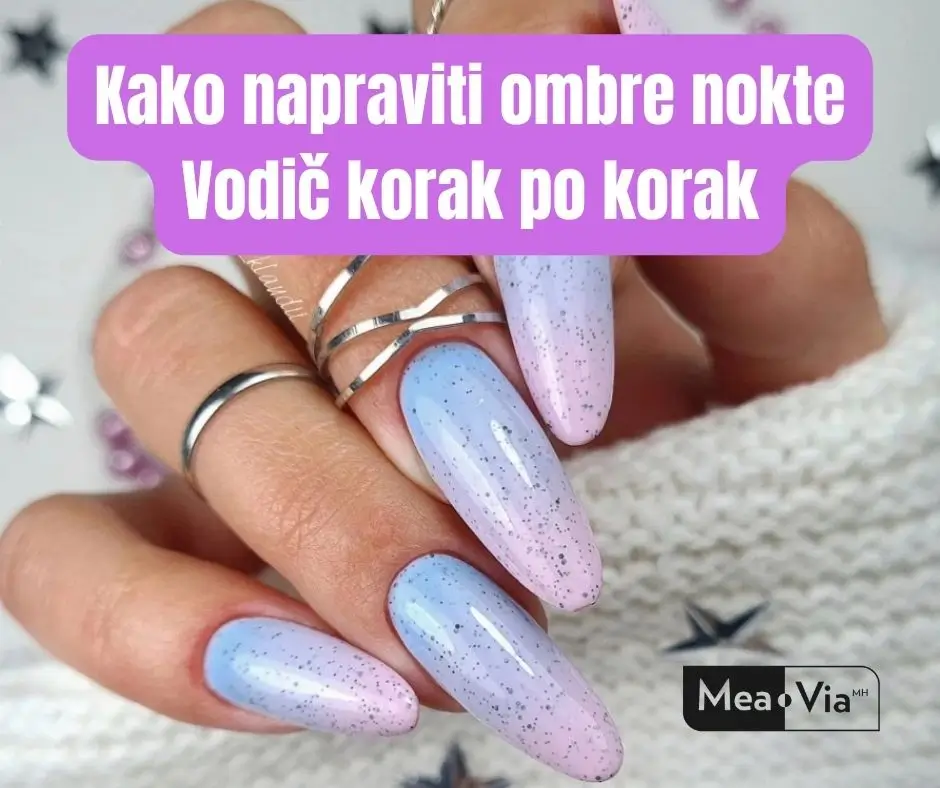 Kako napraviti ombre nokte trajnim lakom: Vodič korak po korak 1 Mea Via vodič kako napraviti ombre nokte