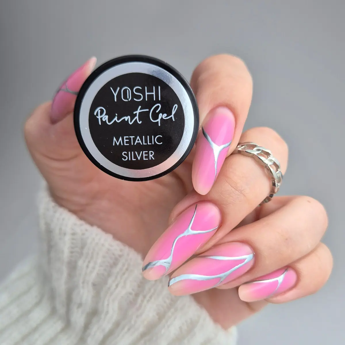 YOSHI paint gel Metallic Silver 2 YOSHI paint gel Metallic Silver